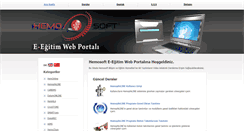 Desktop Screenshot of egitim.hemosoft.com.tr